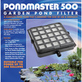 Pondmaster PM500 Fltr use w/pumps up to 500GPH, remvble fltr media, in pond use. 02205